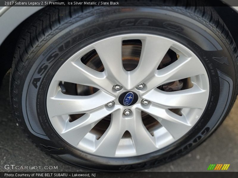Ice Silver Metallic / Slate Black 2017 Subaru Legacy 2.5i Premium