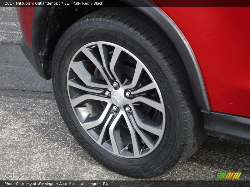 Rally Red / Black 2017 Mitsubishi Outlander Sport SE