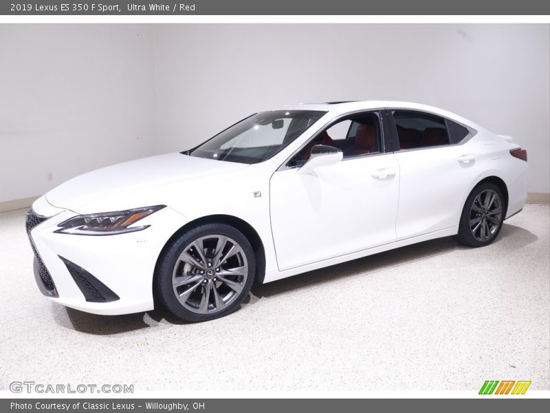Ultra White / Red 2019 Lexus ES 350 F Sport