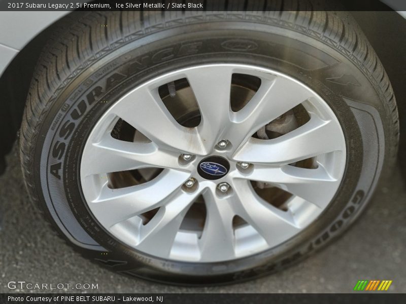 Ice Silver Metallic / Slate Black 2017 Subaru Legacy 2.5i Premium