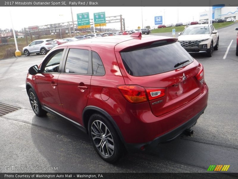 Rally Red / Black 2017 Mitsubishi Outlander Sport SE