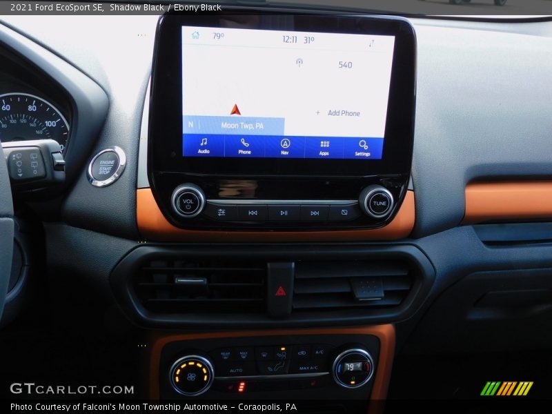 Shadow Black / Ebony Black 2021 Ford EcoSport SE
