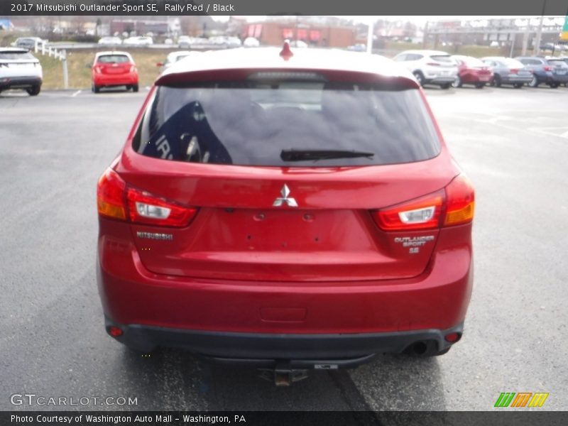 Rally Red / Black 2017 Mitsubishi Outlander Sport SE