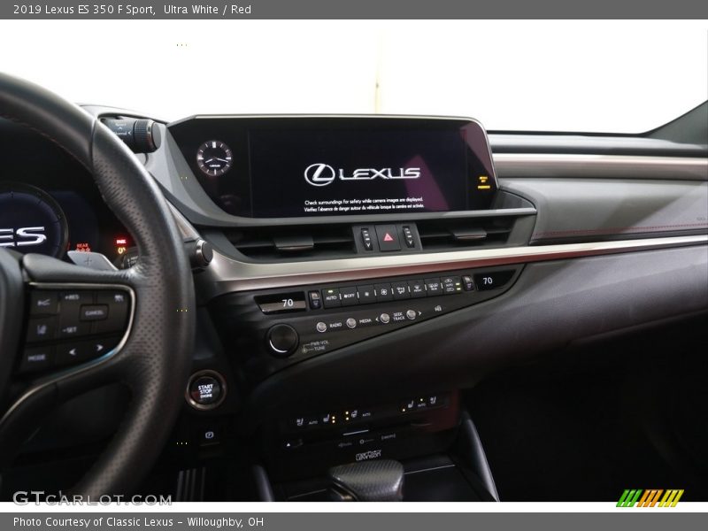 Ultra White / Red 2019 Lexus ES 350 F Sport