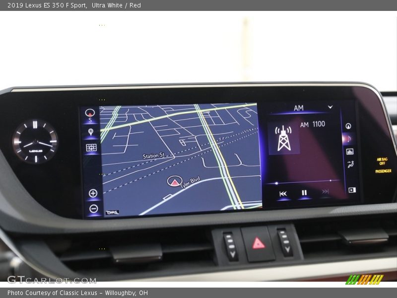 Ultra White / Red 2019 Lexus ES 350 F Sport