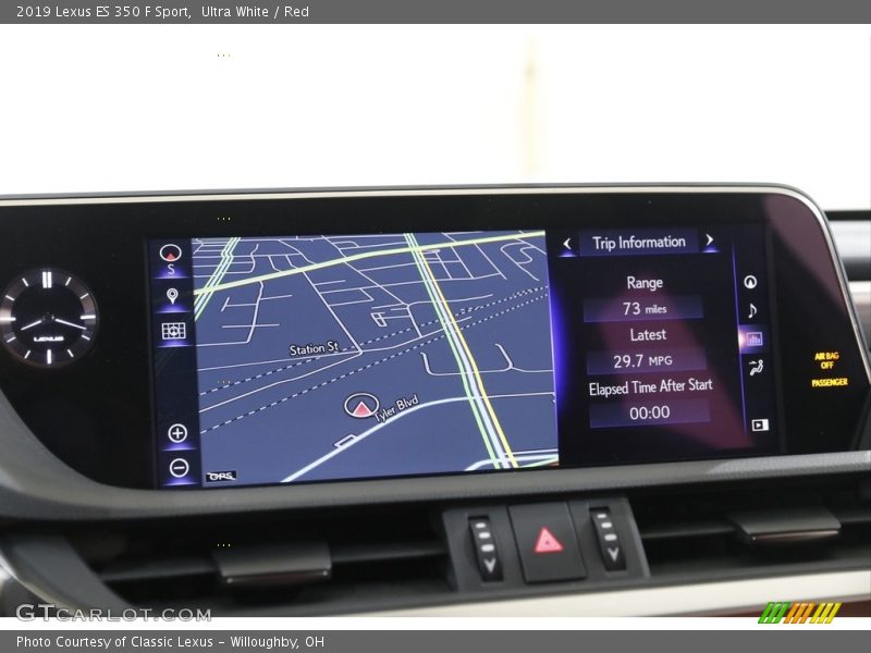 Ultra White / Red 2019 Lexus ES 350 F Sport