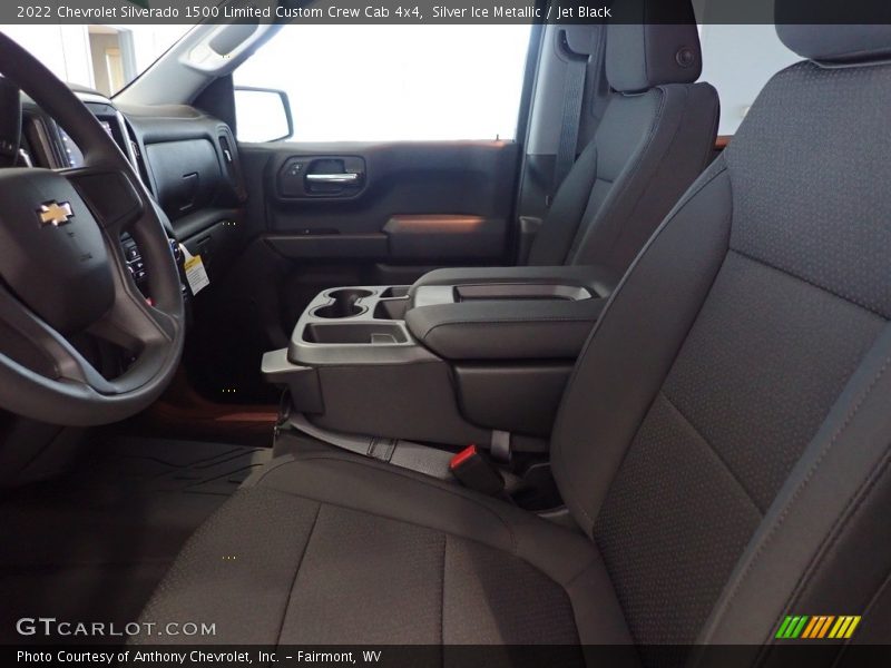 Silver Ice Metallic / Jet Black 2022 Chevrolet Silverado 1500 Limited Custom Crew Cab 4x4