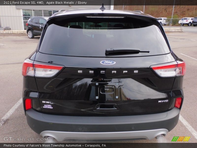 Agate Black Metallic / Ebony 2021 Ford Escape SEL 4WD