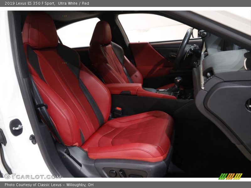 Ultra White / Red 2019 Lexus ES 350 F Sport