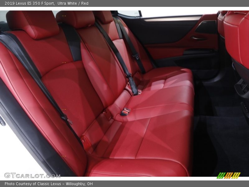 Ultra White / Red 2019 Lexus ES 350 F Sport