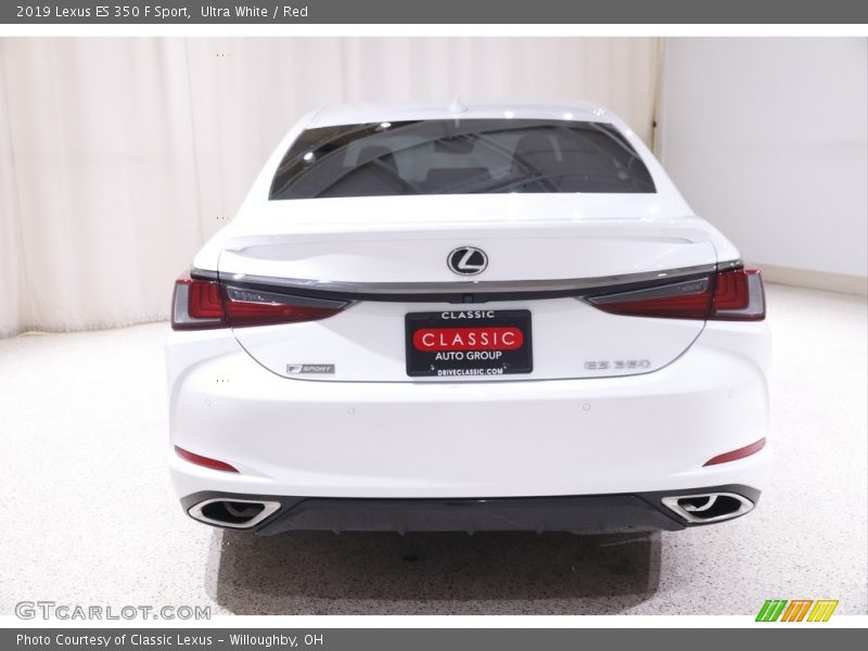 Ultra White / Red 2019 Lexus ES 350 F Sport