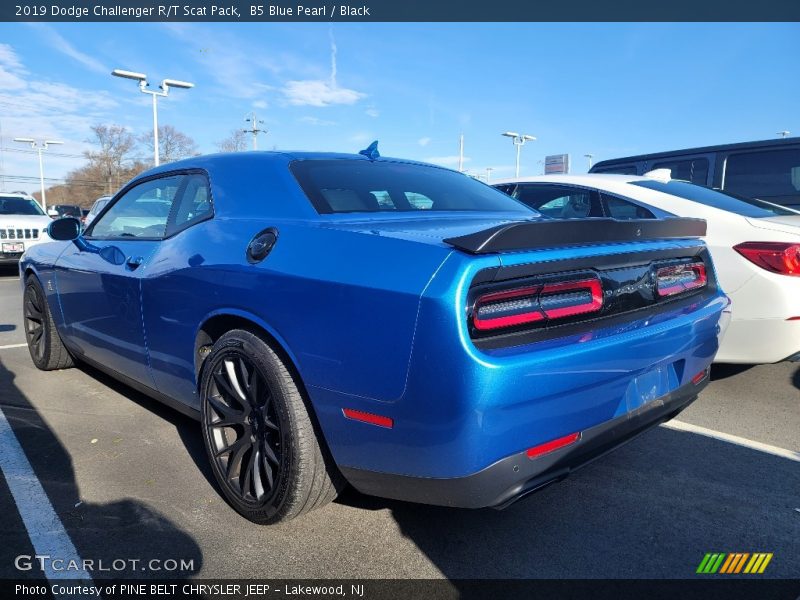 B5 Blue Pearl / Black 2019 Dodge Challenger R/T Scat Pack