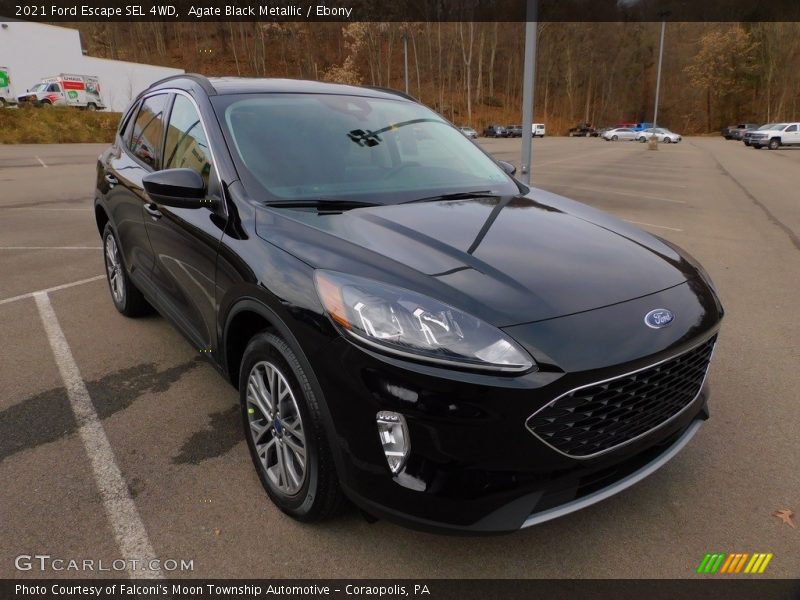 Agate Black Metallic / Ebony 2021 Ford Escape SEL 4WD