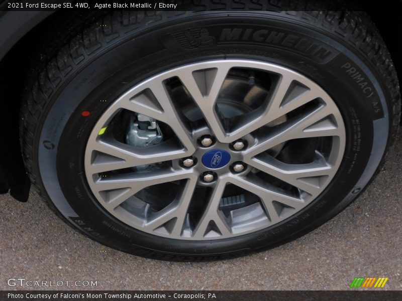Agate Black Metallic / Ebony 2021 Ford Escape SEL 4WD