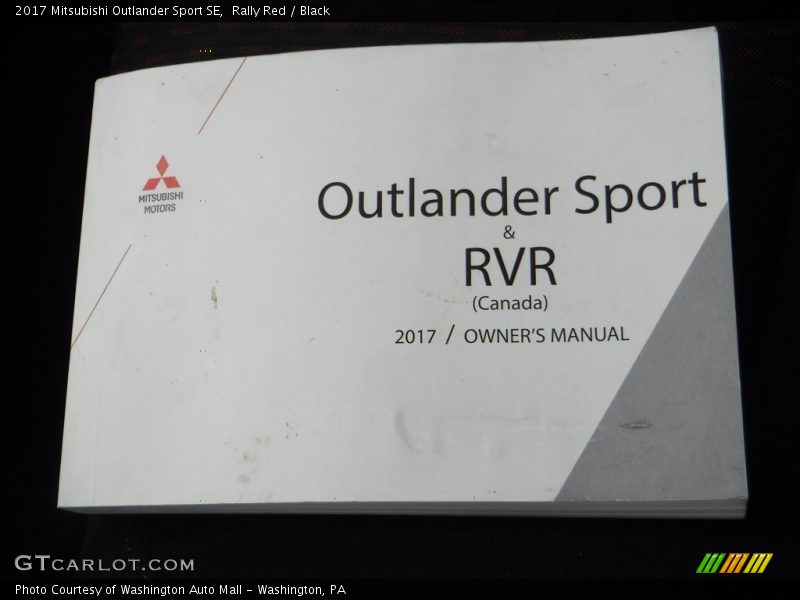 Books/Manuals of 2017 Outlander Sport SE