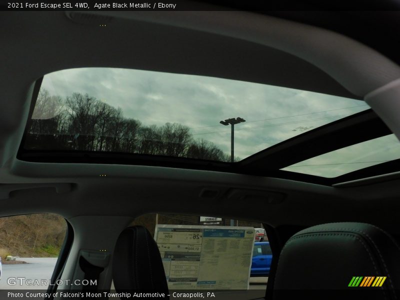 Agate Black Metallic / Ebony 2021 Ford Escape SEL 4WD