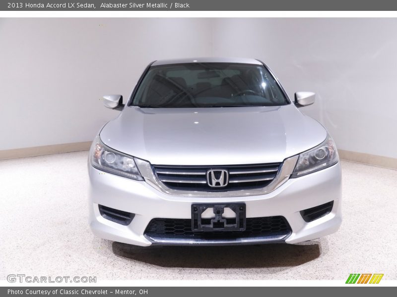Alabaster Silver Metallic / Black 2013 Honda Accord LX Sedan