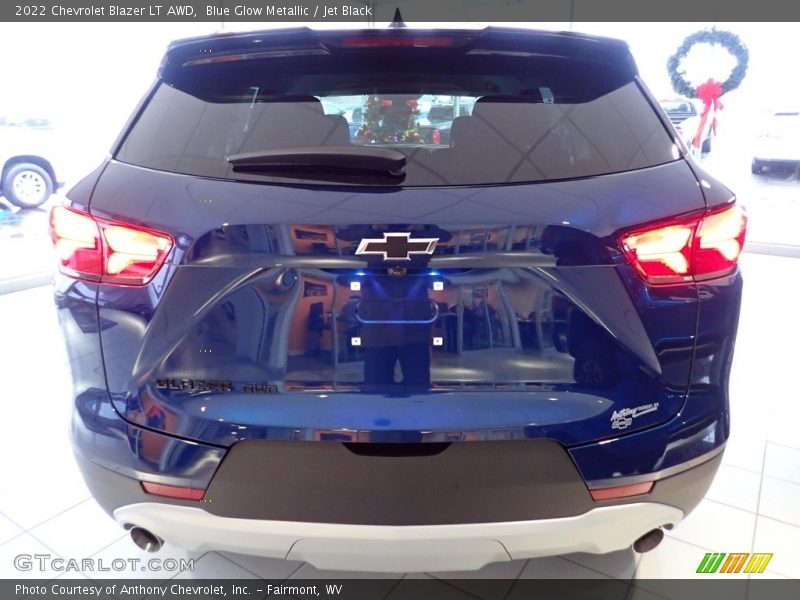 Blue Glow Metallic / Jet Black 2022 Chevrolet Blazer LT AWD