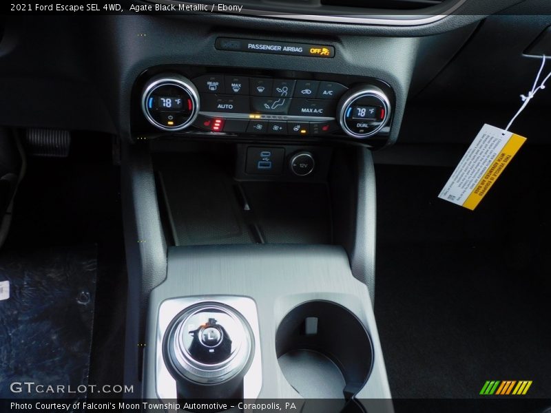 Agate Black Metallic / Ebony 2021 Ford Escape SEL 4WD