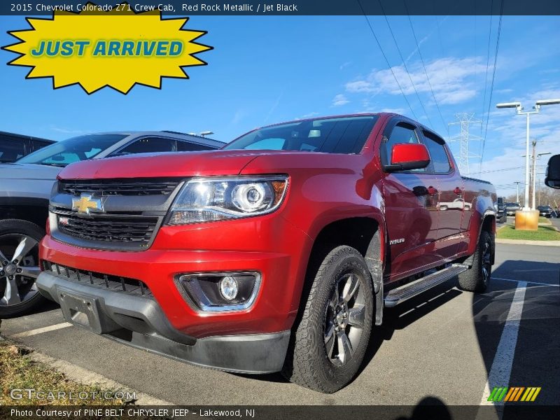 Red Rock Metallic / Jet Black 2015 Chevrolet Colorado Z71 Crew Cab