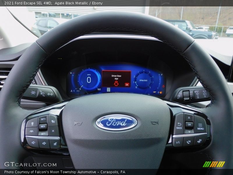 Agate Black Metallic / Ebony 2021 Ford Escape SEL 4WD