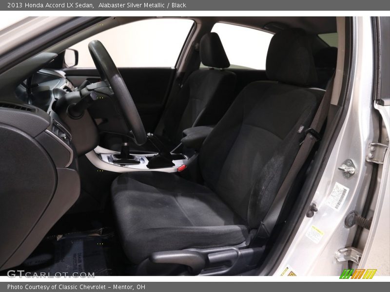 Alabaster Silver Metallic / Black 2013 Honda Accord LX Sedan