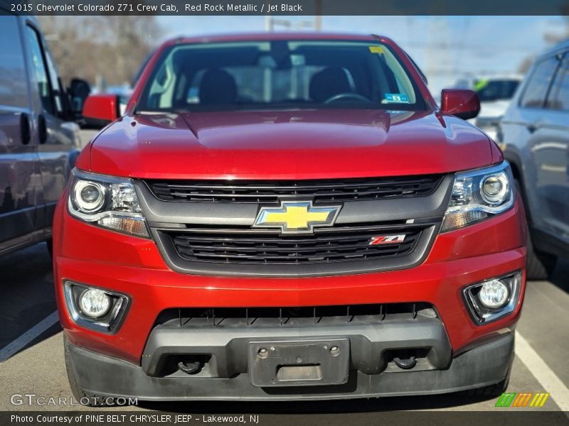 Red Rock Metallic / Jet Black 2015 Chevrolet Colorado Z71 Crew Cab