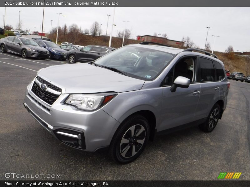 Ice Silver Metallic / Black 2017 Subaru Forester 2.5i Premium