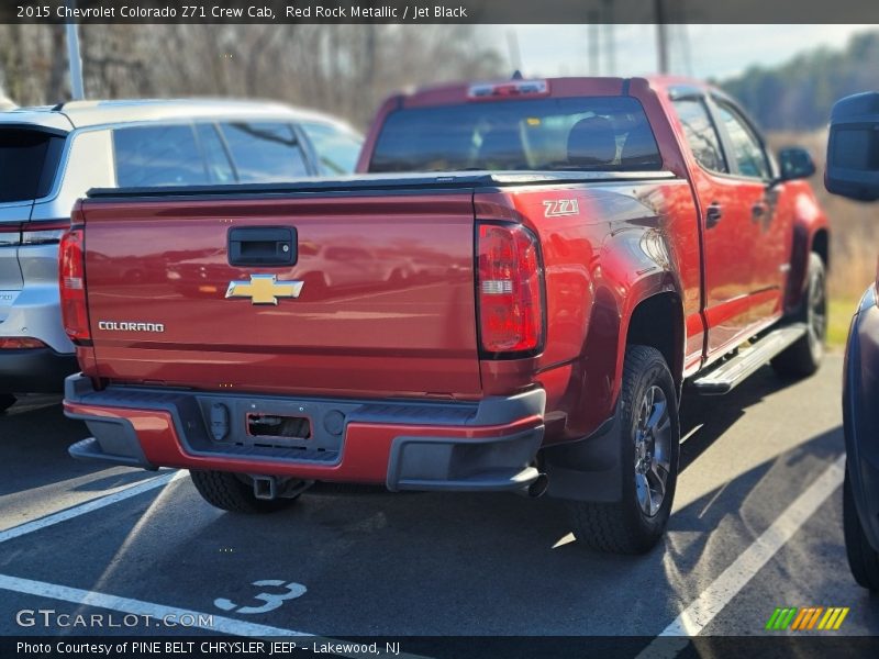 Red Rock Metallic / Jet Black 2015 Chevrolet Colorado Z71 Crew Cab