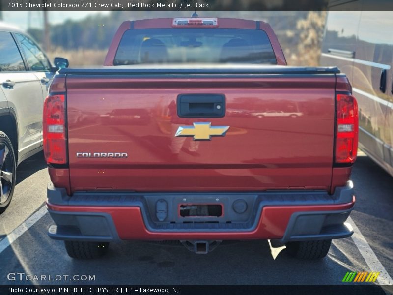 Red Rock Metallic / Jet Black 2015 Chevrolet Colorado Z71 Crew Cab