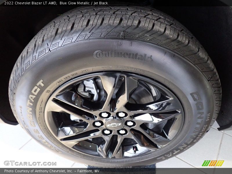 Blue Glow Metallic / Jet Black 2022 Chevrolet Blazer LT AWD