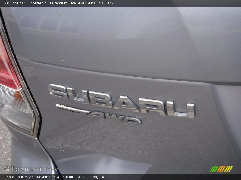 Ice Silver Metallic / Black 2017 Subaru Forester 2.5i Premium