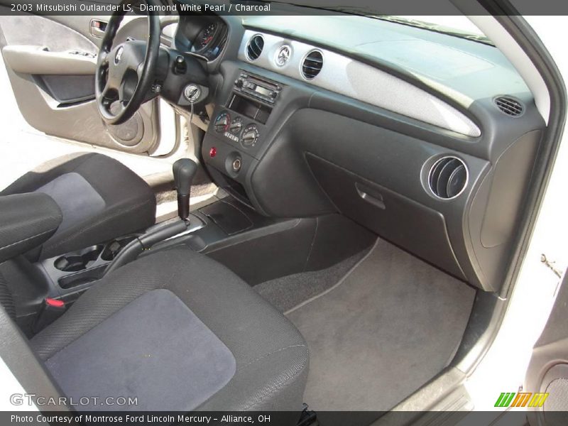 Diamond White Pearl / Charcoal 2003 Mitsubishi Outlander LS