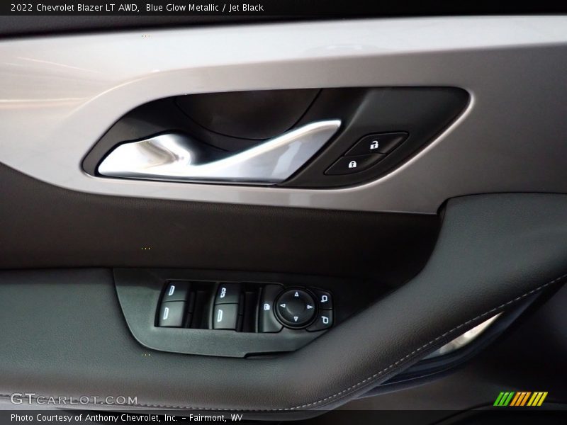 Blue Glow Metallic / Jet Black 2022 Chevrolet Blazer LT AWD