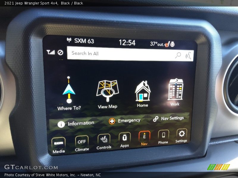 Black / Black 2021 Jeep Wrangler Sport 4x4