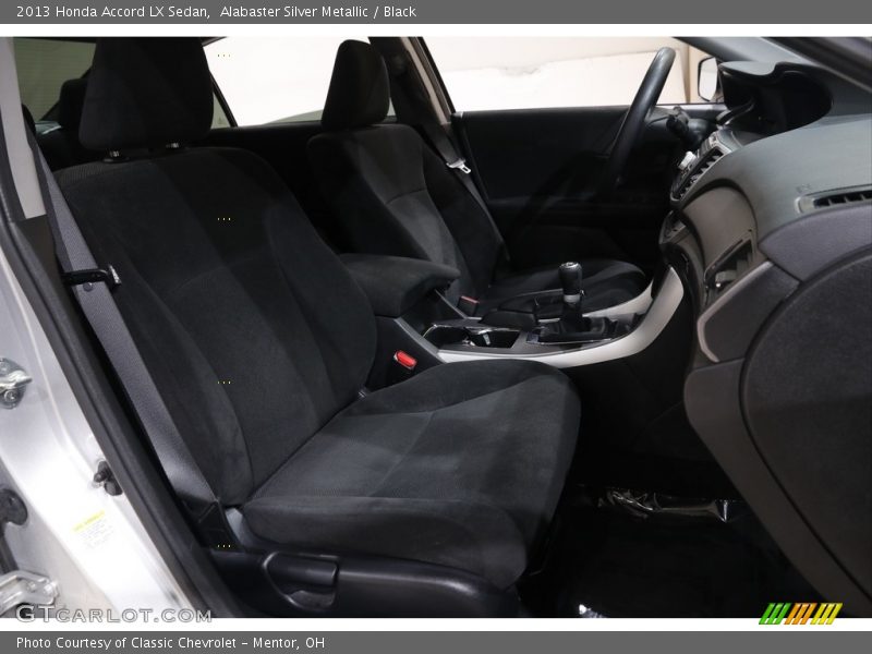 Alabaster Silver Metallic / Black 2013 Honda Accord LX Sedan