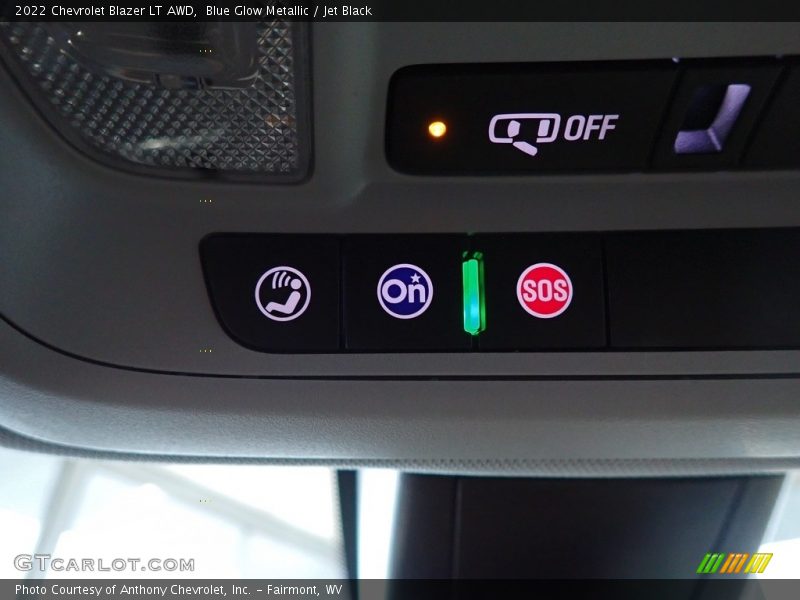 Blue Glow Metallic / Jet Black 2022 Chevrolet Blazer LT AWD