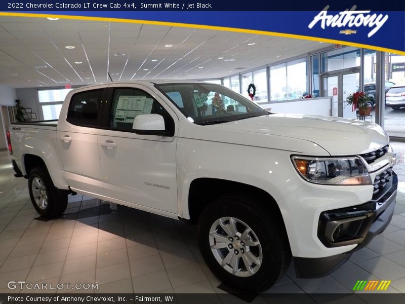 Summit White / Jet Black 2022 Chevrolet Colorado LT Crew Cab 4x4