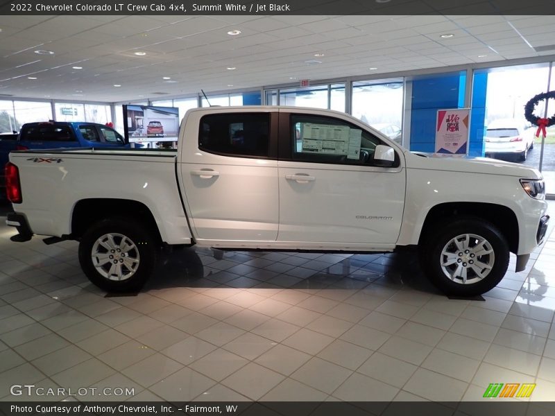 Summit White / Jet Black 2022 Chevrolet Colorado LT Crew Cab 4x4