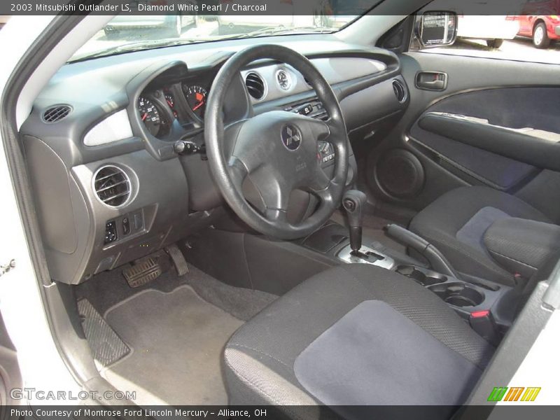 Diamond White Pearl / Charcoal 2003 Mitsubishi Outlander LS