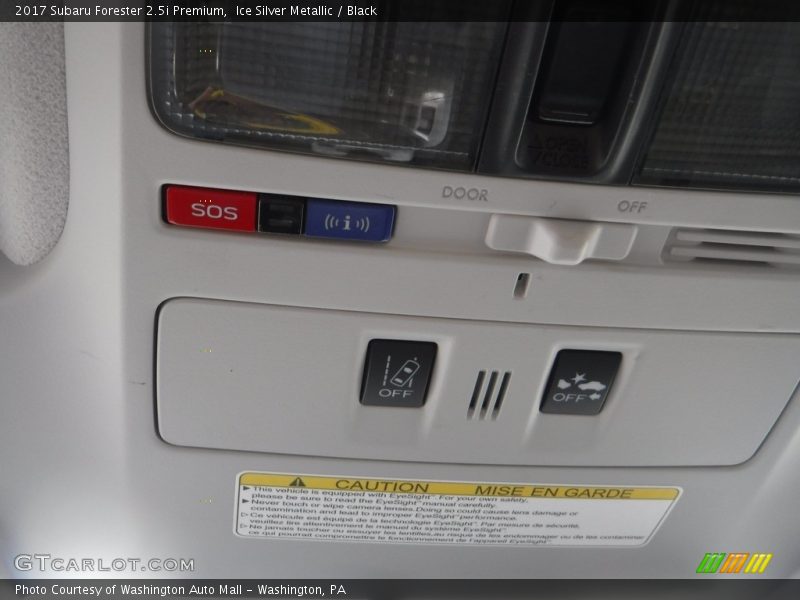 Ice Silver Metallic / Black 2017 Subaru Forester 2.5i Premium