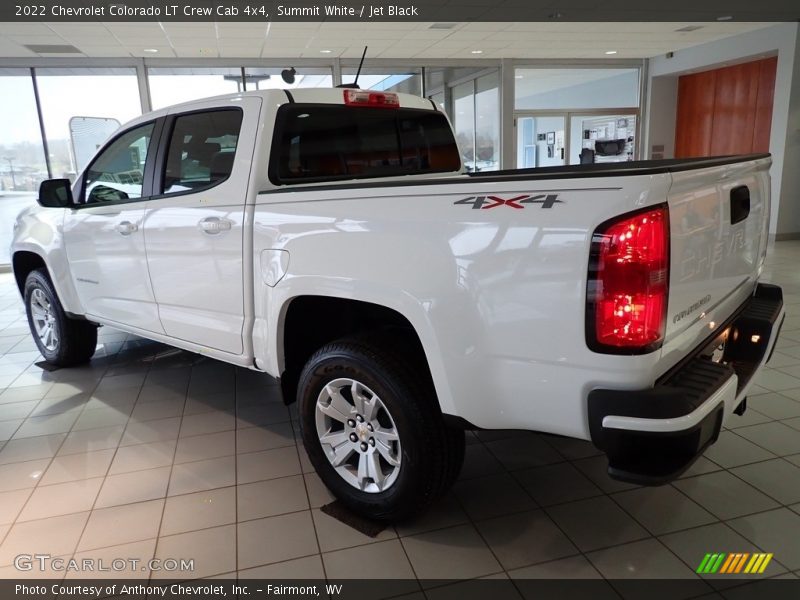 Summit White / Jet Black 2022 Chevrolet Colorado LT Crew Cab 4x4