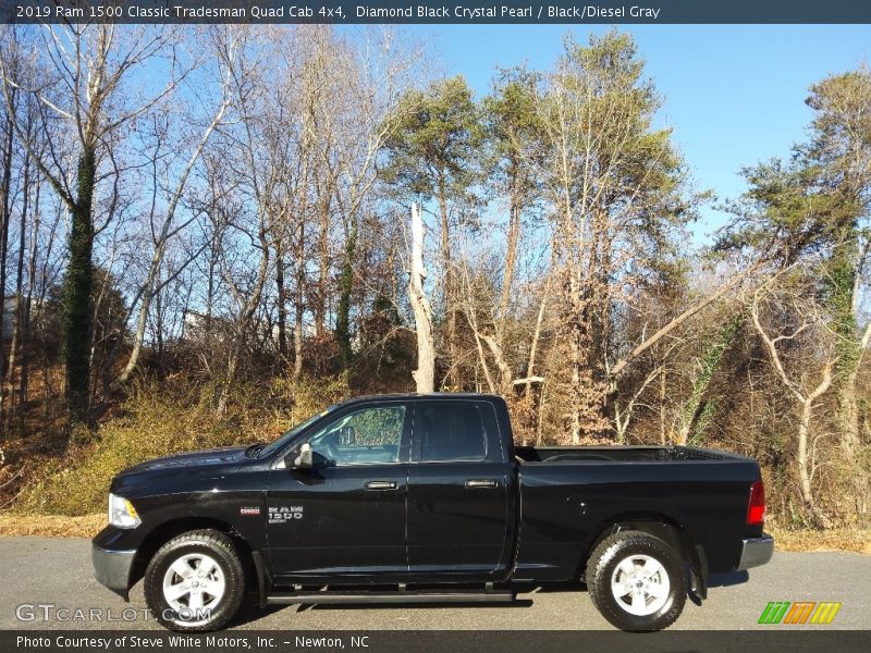 Diamond Black Crystal Pearl / Black/Diesel Gray 2019 Ram 1500 Classic Tradesman Quad Cab 4x4