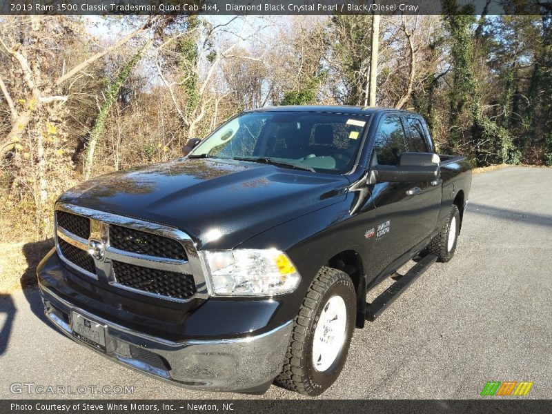 Diamond Black Crystal Pearl / Black/Diesel Gray 2019 Ram 1500 Classic Tradesman Quad Cab 4x4