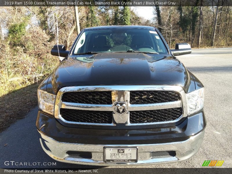 Diamond Black Crystal Pearl / Black/Diesel Gray 2019 Ram 1500 Classic Tradesman Quad Cab 4x4