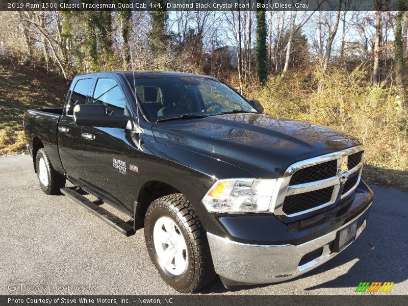 Diamond Black Crystal Pearl / Black/Diesel Gray 2019 Ram 1500 Classic Tradesman Quad Cab 4x4