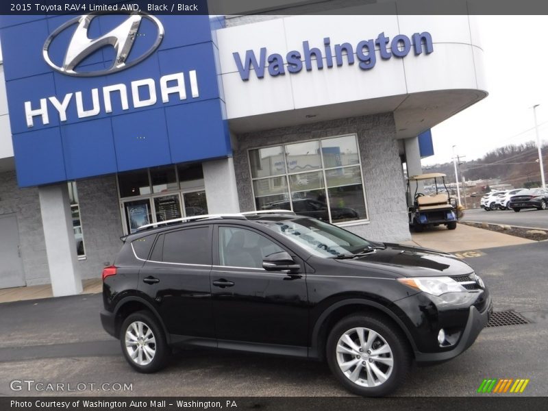 Black / Black 2015 Toyota RAV4 Limited AWD