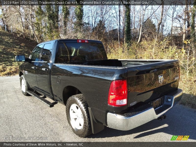 Diamond Black Crystal Pearl / Black/Diesel Gray 2019 Ram 1500 Classic Tradesman Quad Cab 4x4