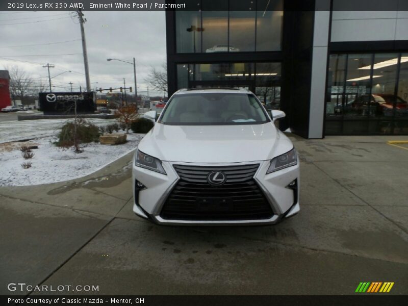 Eminent White Pearl / Parchment 2019 Lexus RX 350 AWD