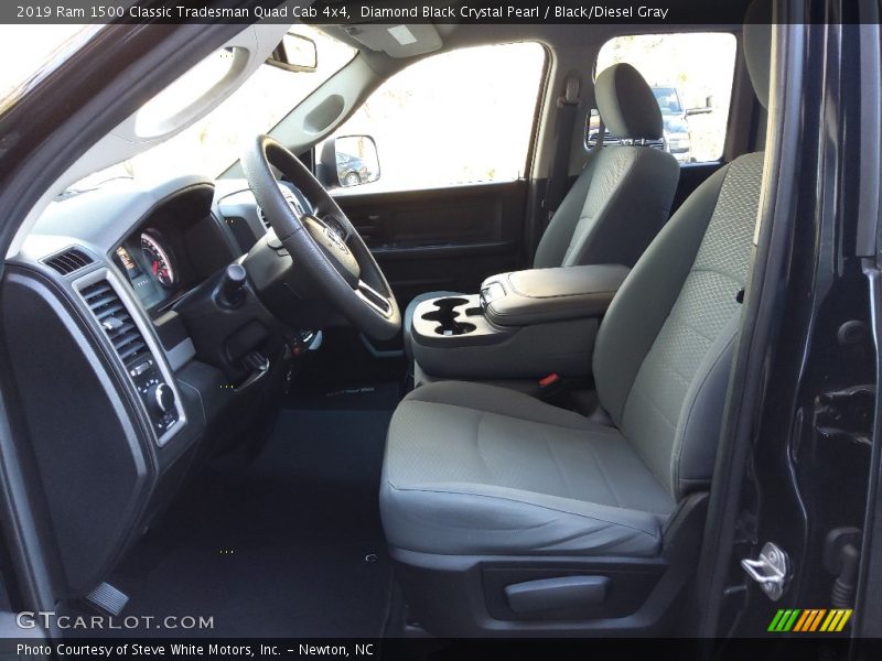 Diamond Black Crystal Pearl / Black/Diesel Gray 2019 Ram 1500 Classic Tradesman Quad Cab 4x4